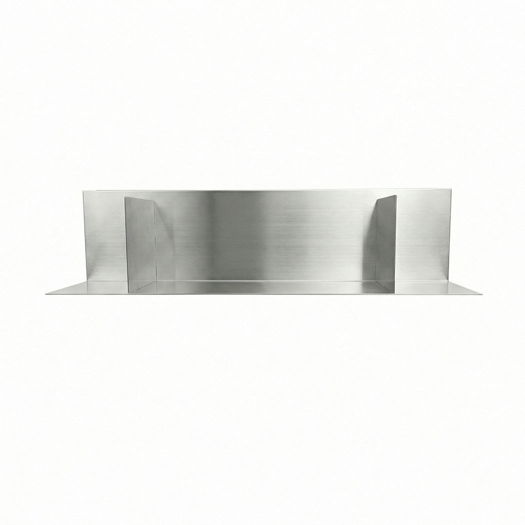 Steel Floating Rack Custom Divider Floating Shelf in Stainless Steel
