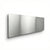 Horizontal perspective of a bespoke floating magnetic board by Fig & Forge, showing the slim-profile industrial design and seamless edges